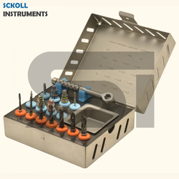 Surgical Drill Kit with (Black Drill & Black Tray)