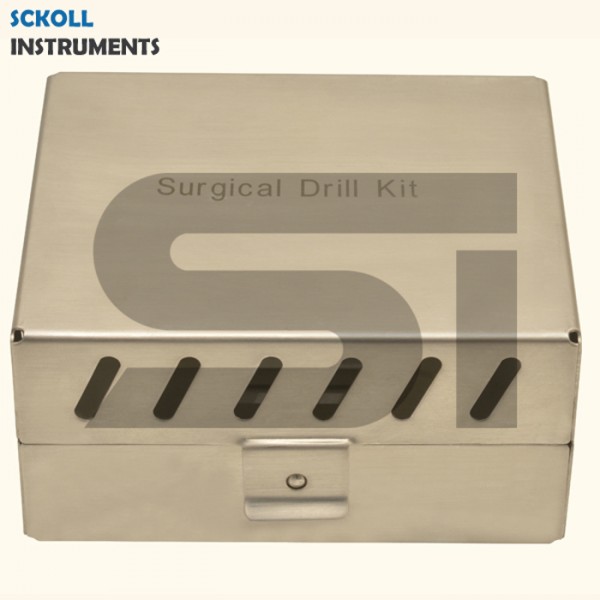 Surgical Drill Kit with (Black Drill & Black Tray)