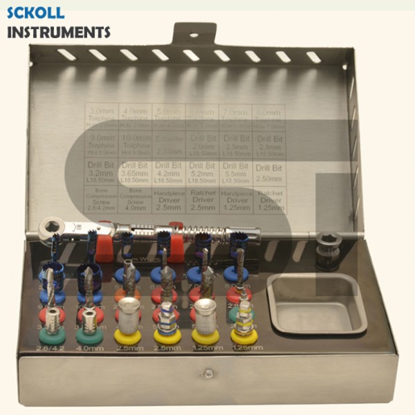 Universal Dental Implant Kit 25 Pcs