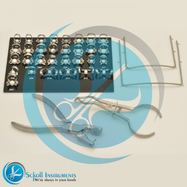 Rubber Dam Kit with 31 Pcs of Clamps