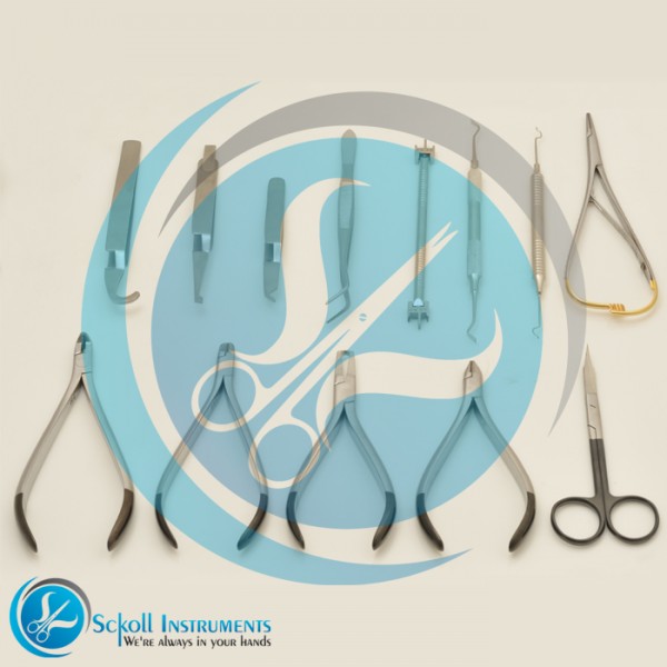 Basic Orthodontics Dental Instruments Set 13 Pcs Composite Kit