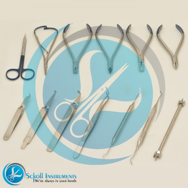 Basic Orthodontics Dental Instruments Set 13 Pcs Composite Kit