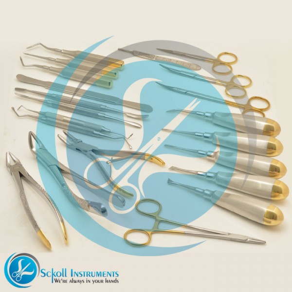 Oral Dental Surgery Kit Set of 21 Pcs