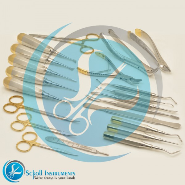 Oral Dental Surgery Kit Set of 21 Pcs